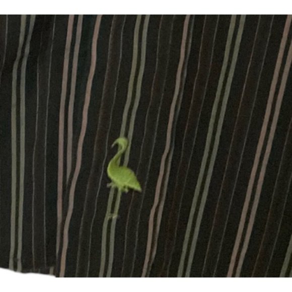 TAILORBYRD Mens Multi Color Striped Long Sleeve Shirt Size XL Contrasting Cuffs - Picture 8 of 16